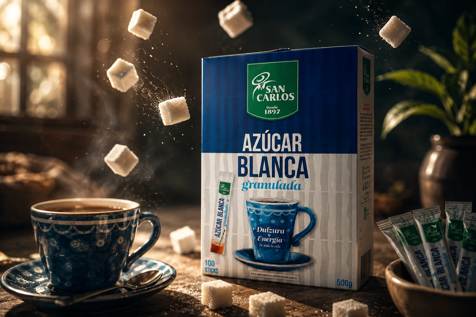 Fotografía de producto — Azúcar San Carlos