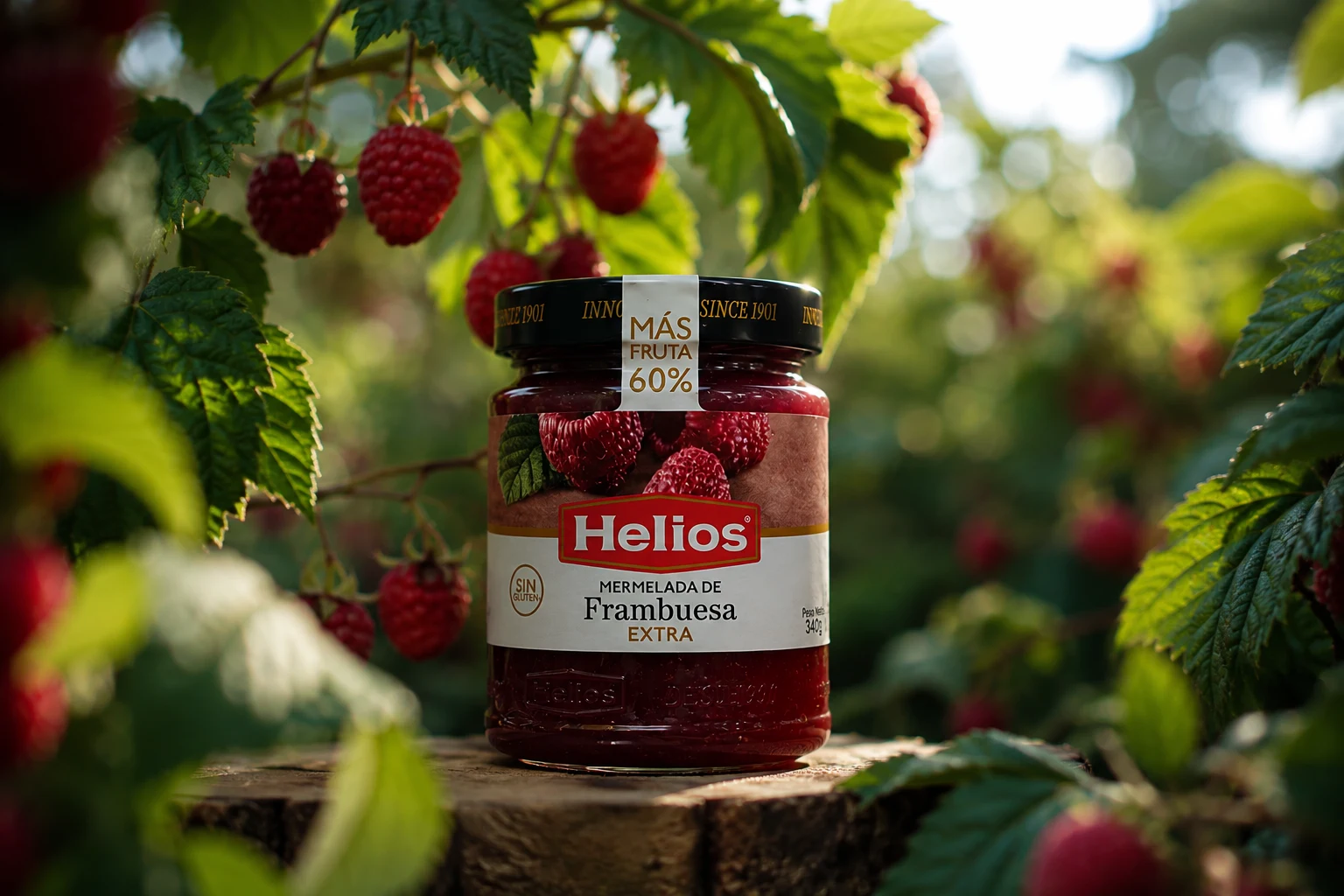 Fotografía de producto — Mermelada Helios